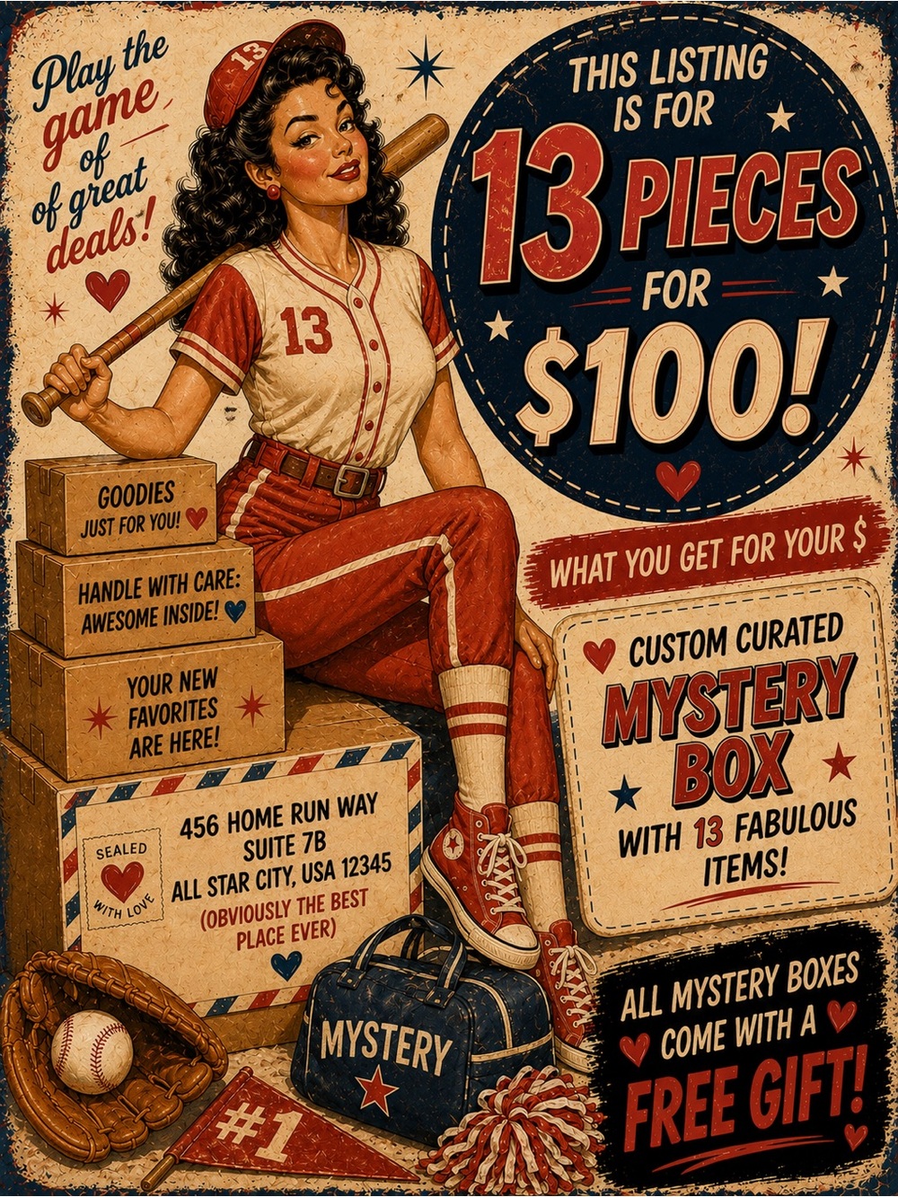 Custom Curated Mystery Box | Personal Shopper | 13 Items + Free Gift!